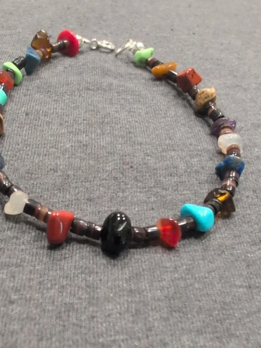 Multi-Color Beaded Women’s Ankle Bracelet